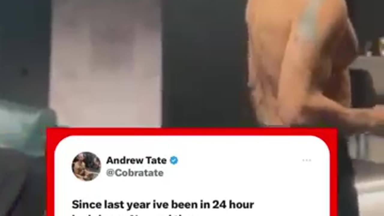 Andrew tate first words at home after he release