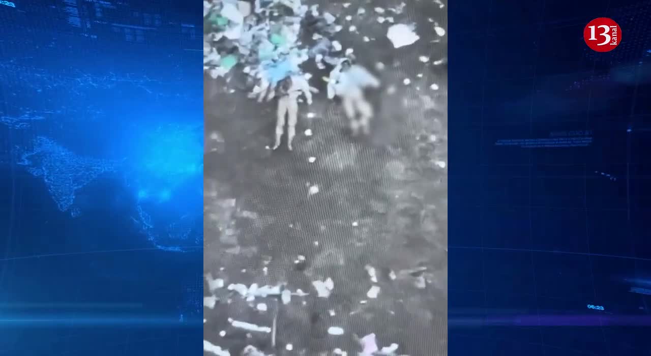Russians loot corpses of their soldiers and dump them into trash