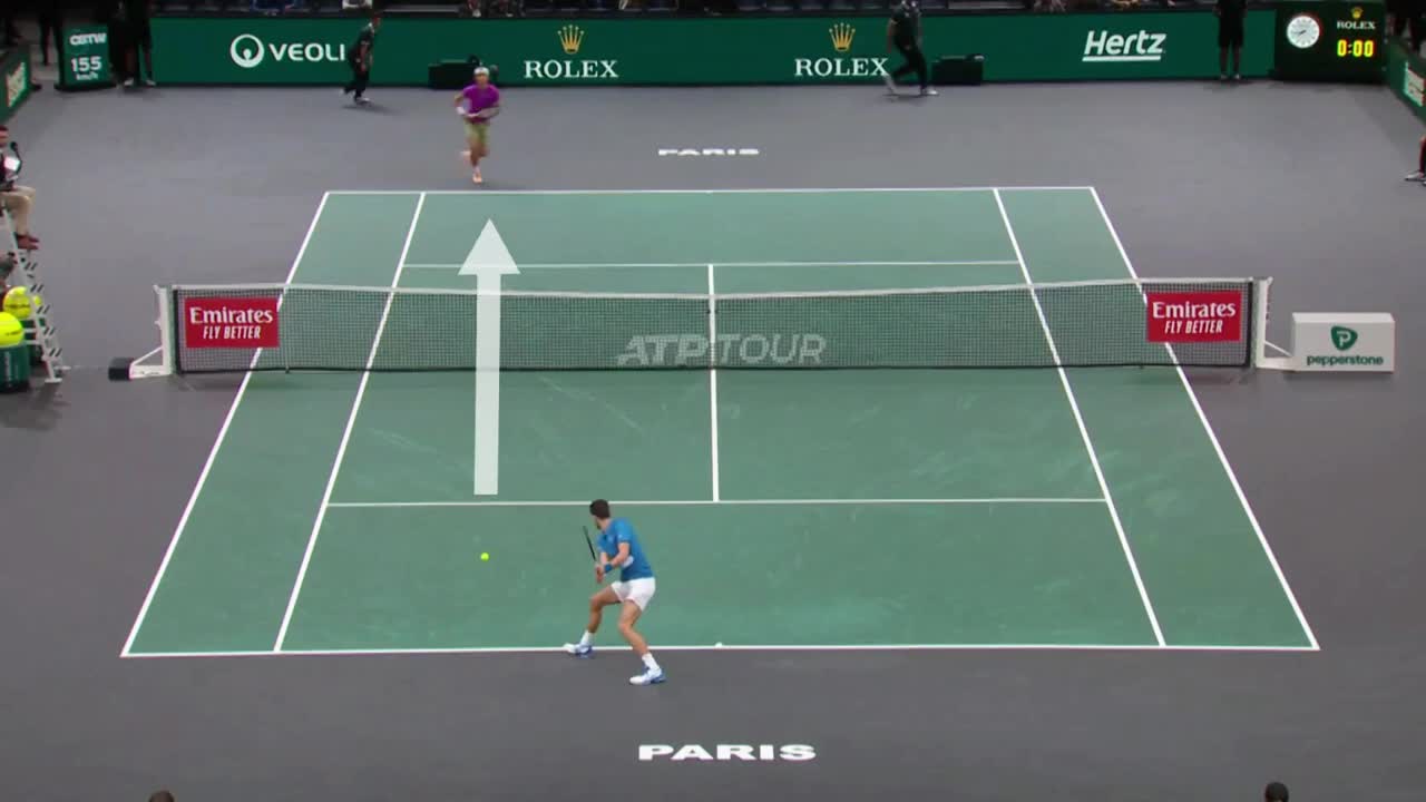 Novak Djokovic's perfect decision to win this point