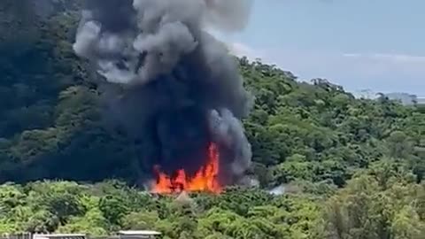 URGENT! Projac Rede Globo TV studio in flames - Rio de Janeiro 11/18/2022.