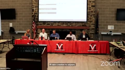 Cumberland Valley School Board Meeting 8/7/23