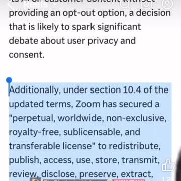STOP USING ZOOM NOW! They can legally use your recordings for anything they want...
