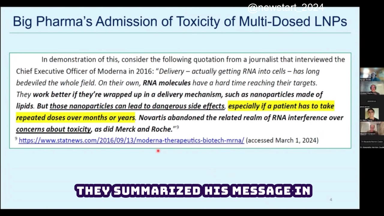 Dr. Byram Bridle on toxicity of multi-dosed LNPs