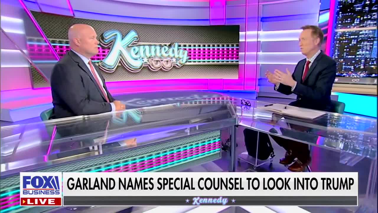 Matt Whitaker on Fox Business Network-Kennedy-11/22/2022