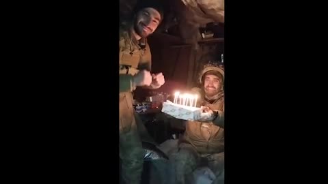 Birthday in the dugout: festive moments against the backdrop of war