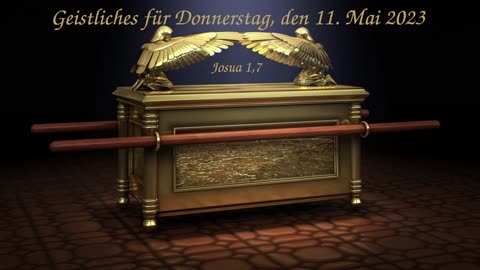 Geistliches für Donnerstag, den 11. Mai 2023