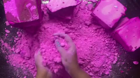 💖💖💖💖 Pink Colour Gym Chalk Crush !!!