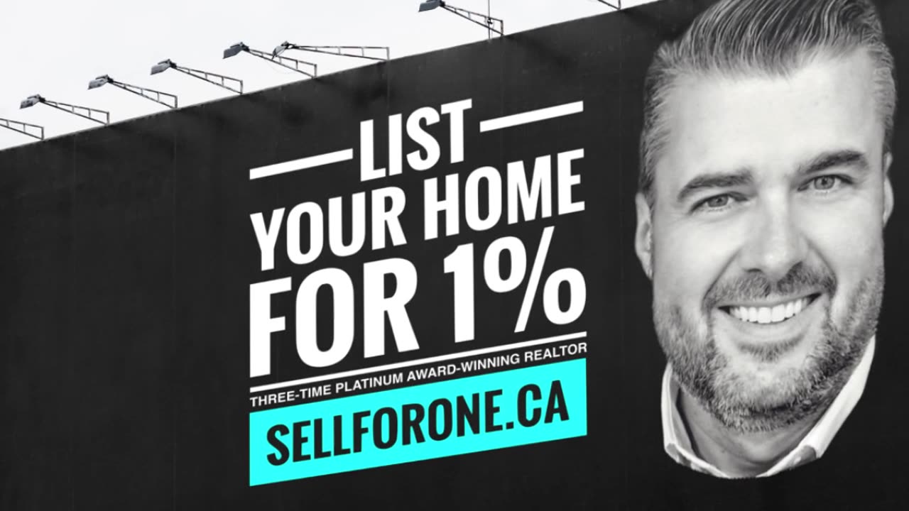 List your home for 1% - https://www.sellforone.ca/