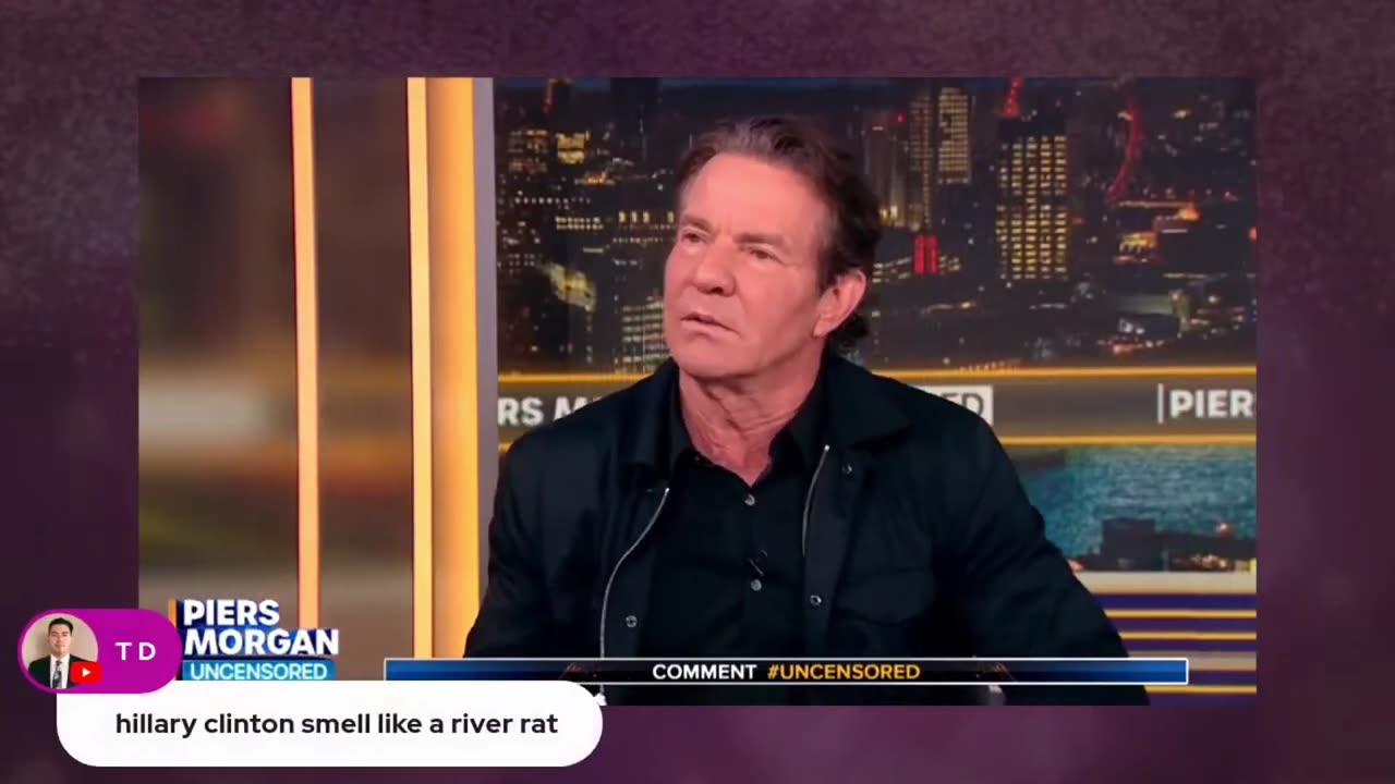 Dennis Quaid Gives Best Defense Of Trump I've Ever Seen!!!.