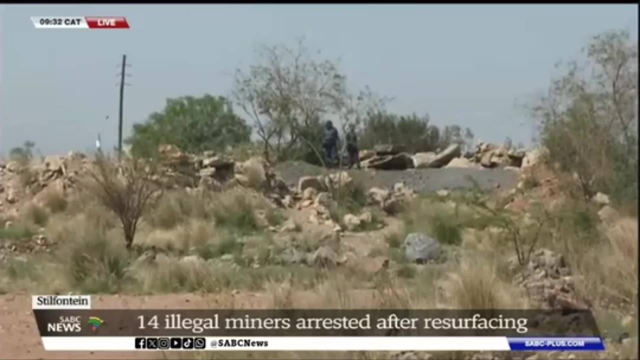 14 Illegal Miners Arrested in Stilfontein as Police Confirm Armed Activity