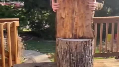 Carving a green wood bowl - do you like the result_!