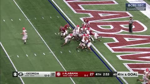 SEC Champion ship : Georgia bulldogs vs Albama Crimson Tide / Full game Highlights