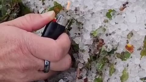 Der Hagel in Reutlingen am 5.8. lag gestern noch bei 24 °C und schmolz nicht weg! 2023