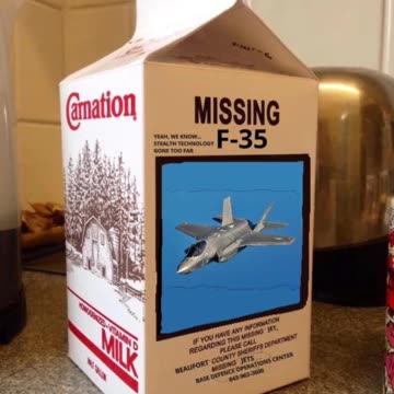 "BIG MILK"/Public step up game in missing F-35 case! #funny