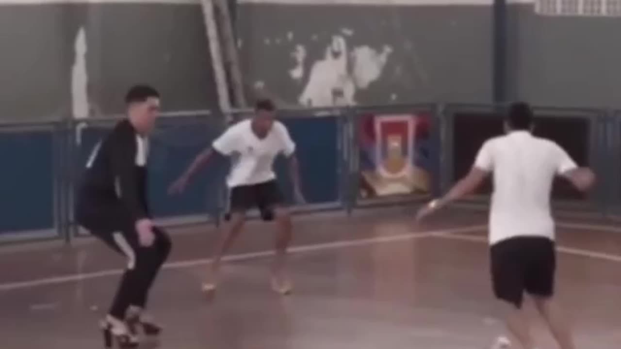 Perfect way to play football 😂