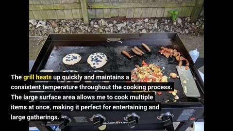 Customer Reviews: Blackstone 36" Cooking Station 4 Burner Propane Fuelled Restaurant Grade Prof...