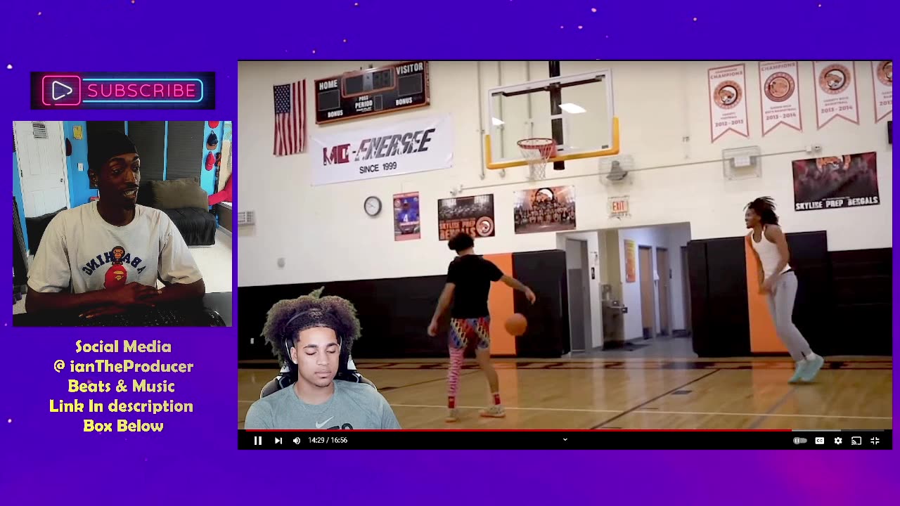 reacting to Wilder Side GIO WISE TURNED INTO PRIME KOBE IN THIS 1V1 AGAINST MY AAU PLAYER LAVAR