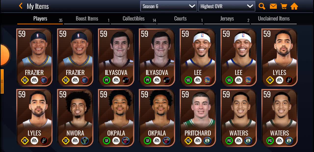PLAYING NBA LIVE FOLLOW/LIKE