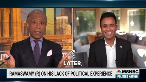 Vivek Ramaswamy Goes Back And Forth With Al Sharpton On Having No Political Experience