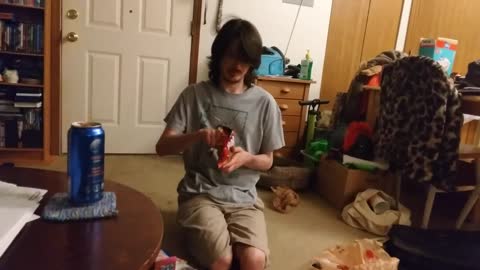 Reaction to Trolli Sour Brite Crawlers Fruit Punch Candy