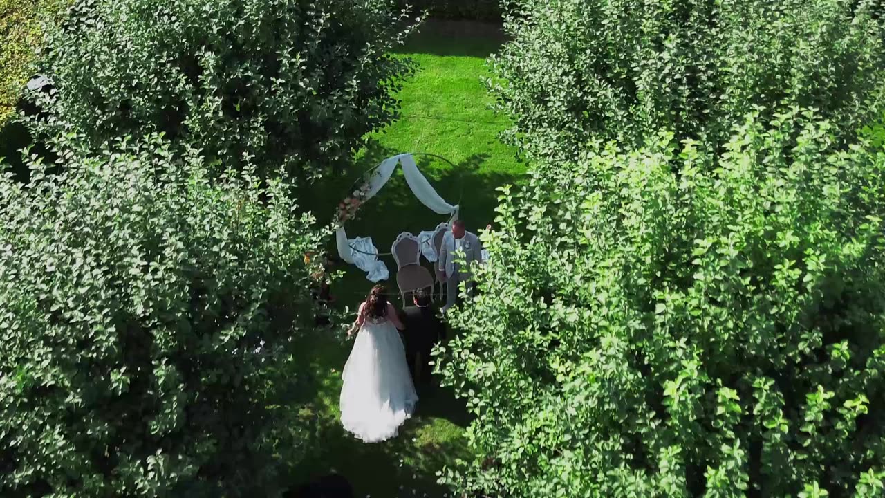 Wedding video DJI mini 3 Drone