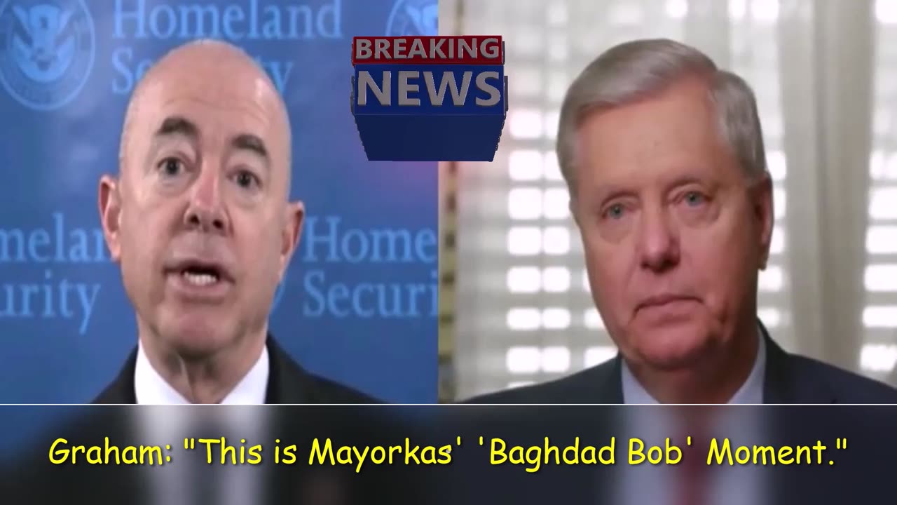 A BAGHDAD BOB MOMENT: MAYORKAS SCREWING US ON THE BORDER