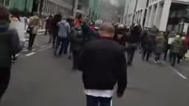 London Protest march 18th Dec 21