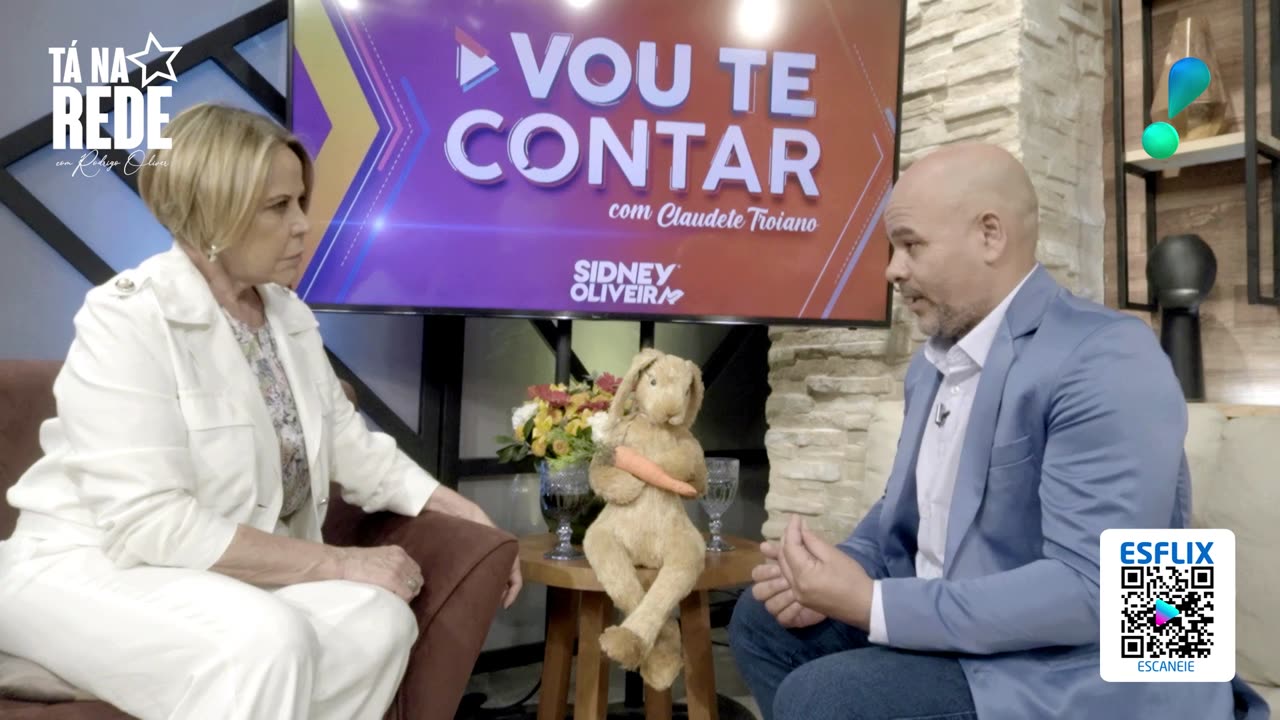 André Ricci visita os Estúdios da @redetv e fez uma matéria com a Claudete Troiano - PGM 062