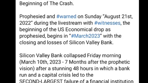 The Silicon Valley Bank Stock Market Thing!