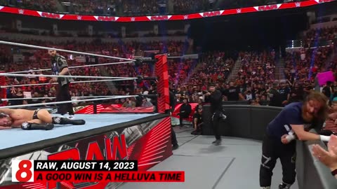 Top 10 Monday Night Raw moments- WWE Top 10 Aug 2023