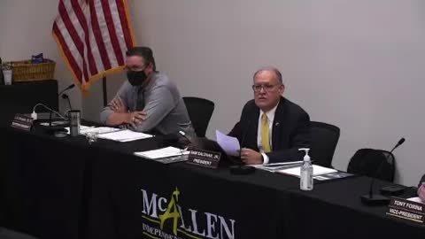 Miguel Escobar, PA-C speaks to the McAllen ISD