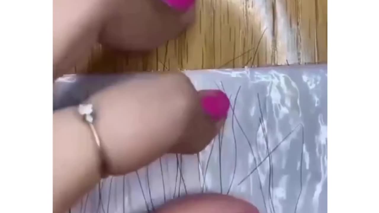 If your hair falls unconsciously, watch this short video