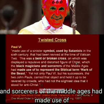 𝗕𝗥𝗢𝗞𝗘𝗡 𝗖𝗥𝗢𝗦𝗦 IS USED BY THE POPE AND OTHER SUCH RELIGIOUS FIGURES, BUT FEW KNOW ITS TRUE MEANING