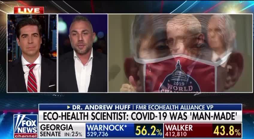 🇺🇸 EcoHealth Alliance Whistleblower Dr. Andrew Huff: “I’m 1,000% SURE COVID WAS a LAB leak”