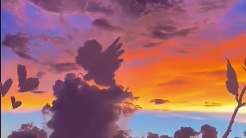17_❤There is a rose-shaped cloud in the sky🌹#landscape #scenery #travel #cure #fyp #tiktok