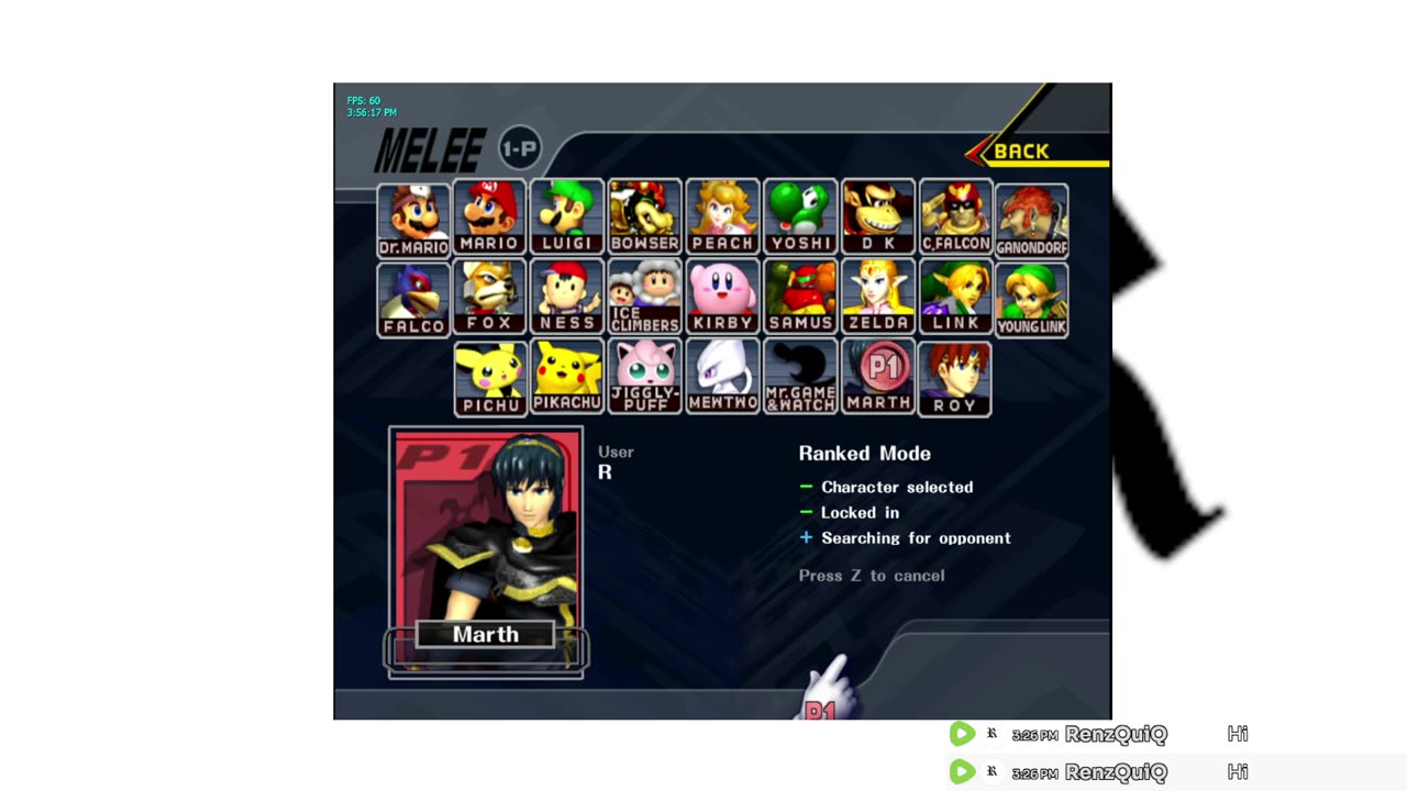Melee Practice Stream