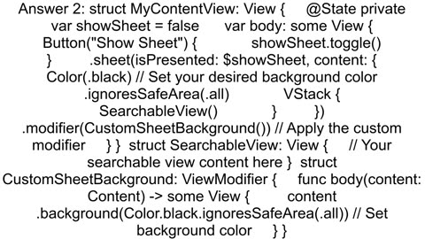 How to change background color of bottom sheet