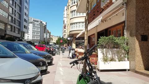 Small stalls in Madrid, Spain