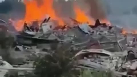 THE VILLAGE OF SHCHUROVE IN THE DONETSK REGION