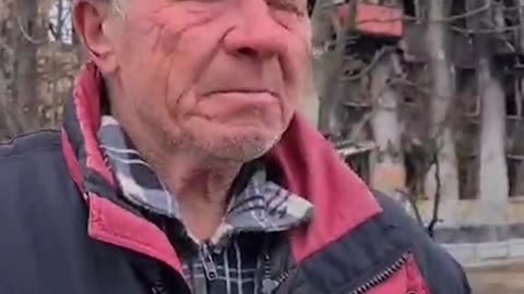 Ukraine War - Residents of the city of Shchastye