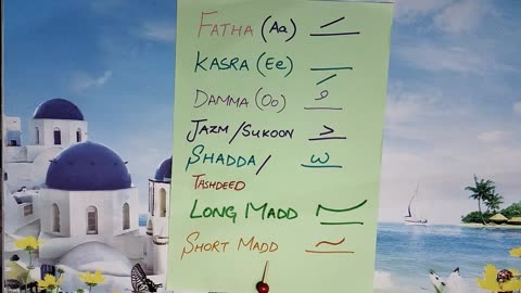 fatha,kasra,damma|symbols in tajweed