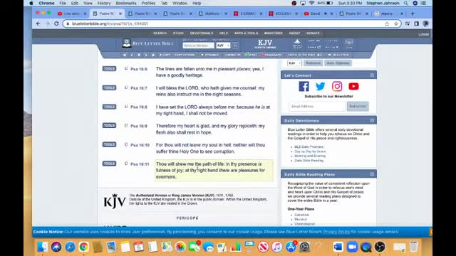 PLEASURES FOR EVERMORE ARE LAID UP FOR THE RIGHTEOUS!!!