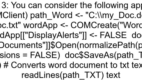 How to read docx file in R or convert it into txt file