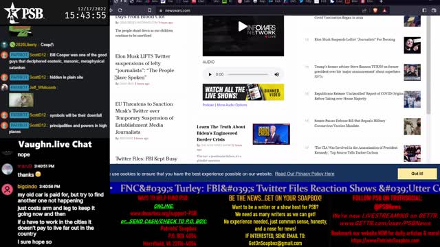 2022-12-17 15:00 EST - Modern Day America: with LC Mac and Snover