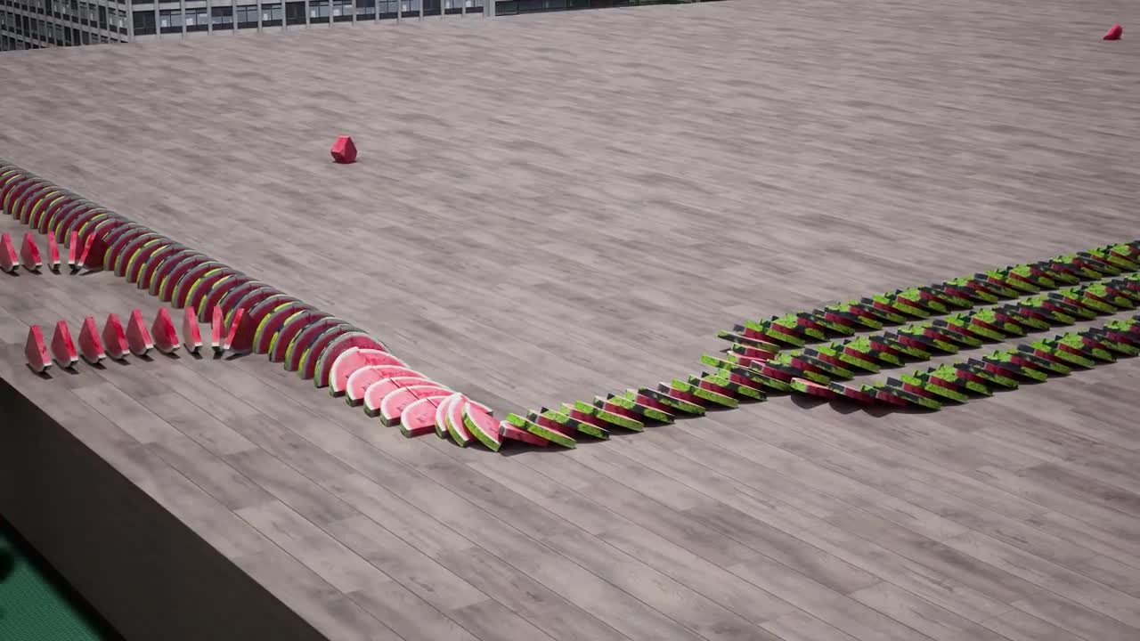 Crazy Super Watermelon Domino Slice-17
