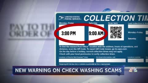 Stolen Check Scams On The Rise Amid ‘Washing’ Scheme