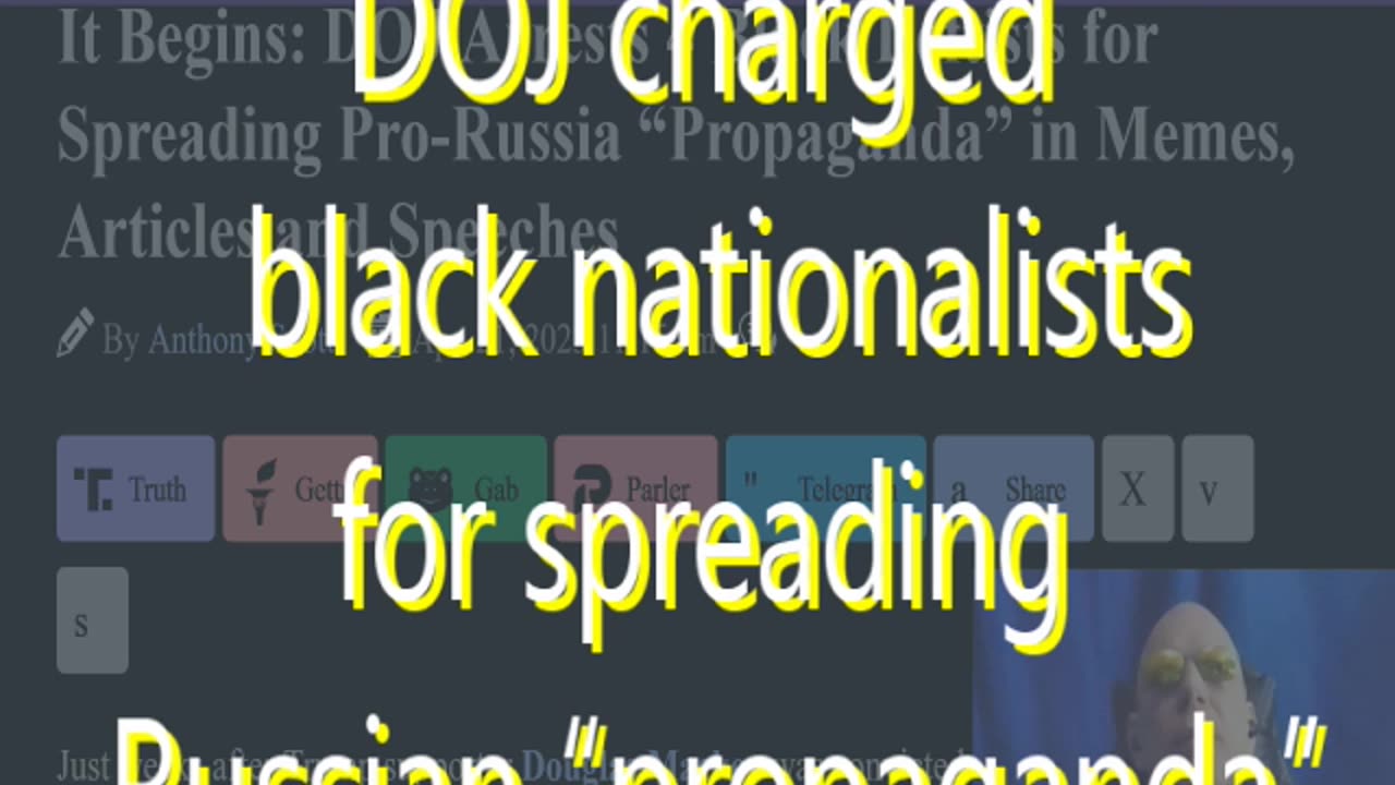 Ep 147 DOJ charged four black leftists for spreading Russian “propaganda” & more