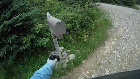 June 29th, 56º Flynn and I go into Prentiss, he prefers this place