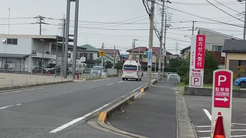 大網白里市急病入電中！ 山武南救急1出動‼︎トヨタハイメディック救急車緊急出動