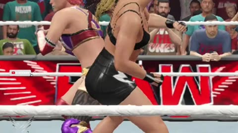 WWE 2K23 Showdown Ronda Rousey's Incredible Flip on Asuka